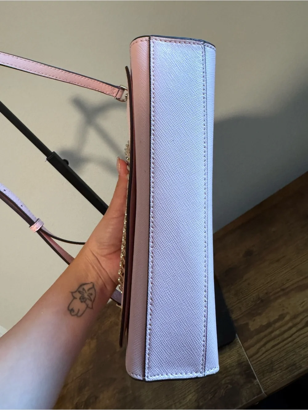 Kate Spade Pink Leather Chain Shoulder Bag - Picture 3 of 8